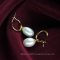 Hot Sale Pearl Earring Jewel 925 Freshwater Pearl Earring Jewel Drop Shape Real Pearl Earring